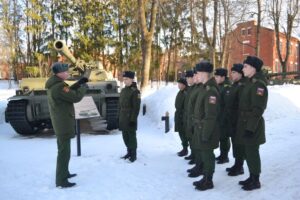 Воспитанники Шуйской гвардейской ракетной бригады
