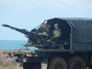 ПВО десантно-штурмового соединения на крымском полигоне.