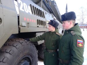 Воспитанники Шуйской гвардейской ракетной бригады