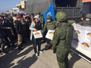Российский ЦПВС провёл гуманитарные акции в Деръа и Хасеке.