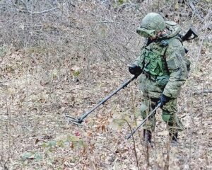 Военнослужащий российского миротворческого контингента.