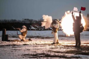 Ратное мастерство совершенствуется на суше, в море и воздухе
