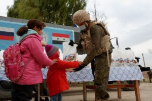 Российский гуманитарный экспресс для Ракки и Хасеке.
