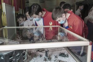 В музее железнодорожной бригады.