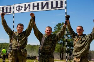 Дебютное выступление команды 1-йй мобильной бригады РХБ защиты на первых АрМИ завершилось успехом.
