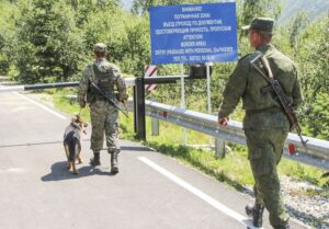 Наряд выступил на охрану границы.
