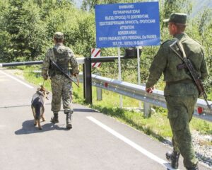 Наряд выступил на охрану границы.