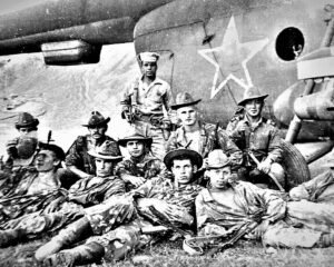 Воины 783-го отдельного разведывательного батальона в Афганистане в 1980 году.
