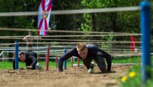 Во время прохождения полосы препятствий важна техника.