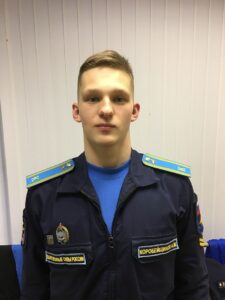 Курсант Андрей Коробейщиков.