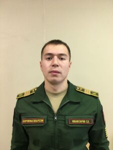 Сержант Санжар КОБЖЕСАРОВ.