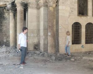 В Алеппо российские археологи обследуют древний памятник культуры.