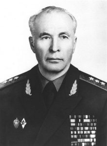 Начальник 3-го Главного управления КГБ СССР генерал-полковник  Душин Н.А., 1986 г.
