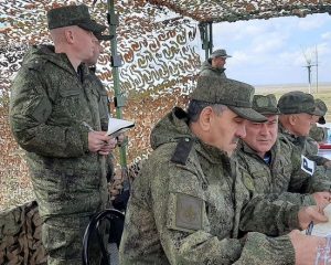 Новая бронетехника на крымском полигоне.