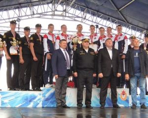 На пьедестале – команды ВИФК-1, ЧВВМУ и ВУНЦ ВМФ «ВМА».