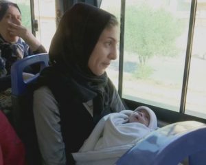 Сирийские беженцы вернулись в город Хиш.