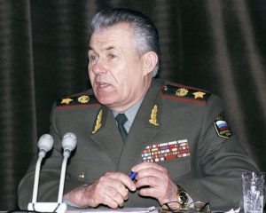 Генерал армии Виктор Самсонов, февраль 1997 г. Фото РИА новости.