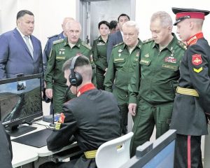 Рабочая поездка министра обороны России генерала армии Сергея Шойгу в Тверскую область.