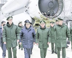 Министр обороны России генерал армии Сергей Шойгу совершил рабочую поездку на космодром Плесецк..