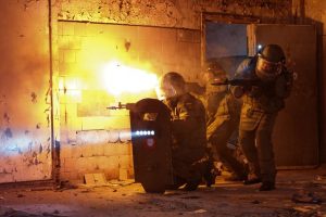 Первыми в бой вступают инженеры-штурмовики