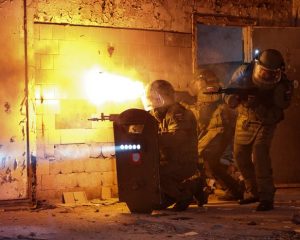 Первыми в бой вступают инженеры-штурмовики