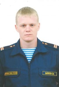 Младший сержант  Евгений БАЛУХТА.