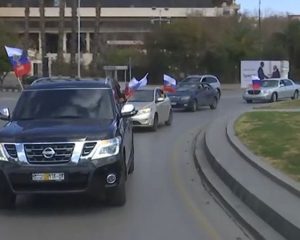 В Дамаске Российскую армию поддержали автопробегом.