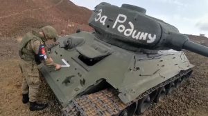 На Голанах на легендарные танки Т-34 нанесли символ Z