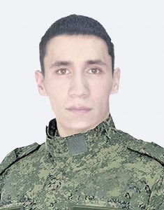 Рядовой Илья КОЧЕНГИН.