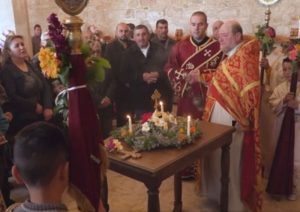 В храме святого Георгия Победоносца молятся за Россию