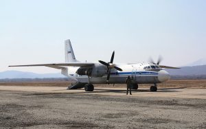 Ан-26-й готовится к полёту.