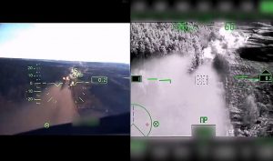При мощной огневой поддержке
