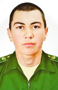 Ефрейтор Азамат САРБАСОВ.