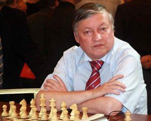 Многократный чемпион мира по шахматам Анатолий КАРПОВ.