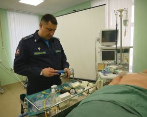 Работа на симуляционном оборудовании.