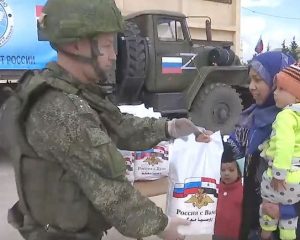 Помощь российского ЦПВС доставлена в Самирию.