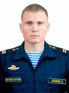 Младший сержант Григорий САЗОНОВ.