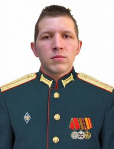 Старший лейтенант Владимир КЯЛУНЗИГА.