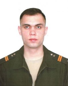 Младший сержант Виталий СТРОГОВ.