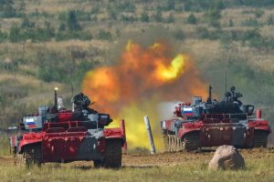 Покорители танкодрома уверенно идут к победе