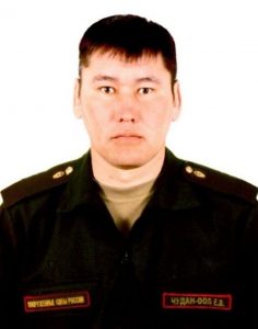 Рядовой Евгений ЧУДАН-ООЛ.