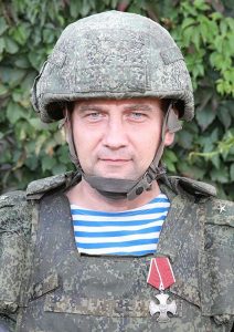 Гвардии майор Сергей НАЗИН.
