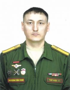 Гвардии старшина Хайдар ТИМГАНОВ.