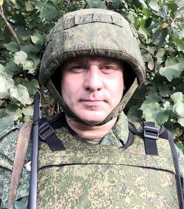 Гвардии рядовой Дмитрий ГЛАЗУНОВ.