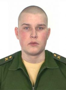 Рядовой Денис ДРОБИН.
