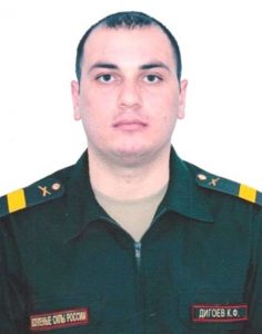 Старший сержант Казбек ДИГОЕВ.