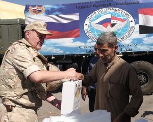 Российские военнослужащие провели гуманитарную акцию в провинции Тартус