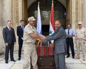 Российские военнослужащие передали Национальному музею в Дамаске ценный артефакт.