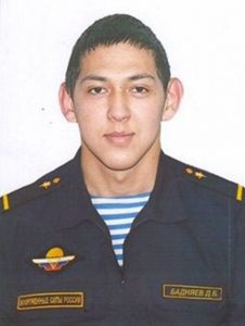Ефрейтор Долан БАДНЯЕВ.
