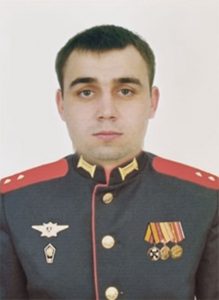 Прапорщик Павел Шакин.